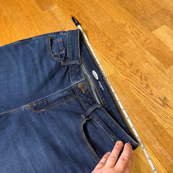 Old Navy Kicker Boot Cut Jeans Dark Wash Size 10 Short - Picture 10 of 13